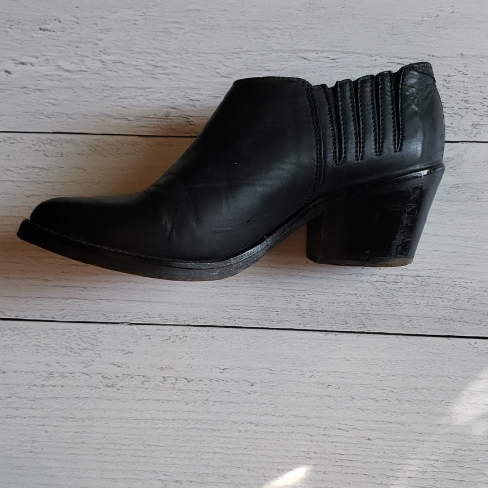 All Saints Black Ankle Boots Booties 39 9